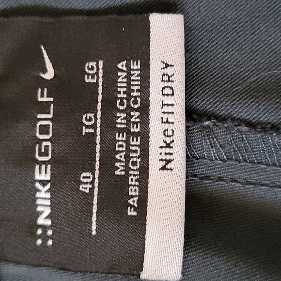 Nike Golf slate blue flat front button waist golf shorts with 11" inseam - Picture 10 of 11